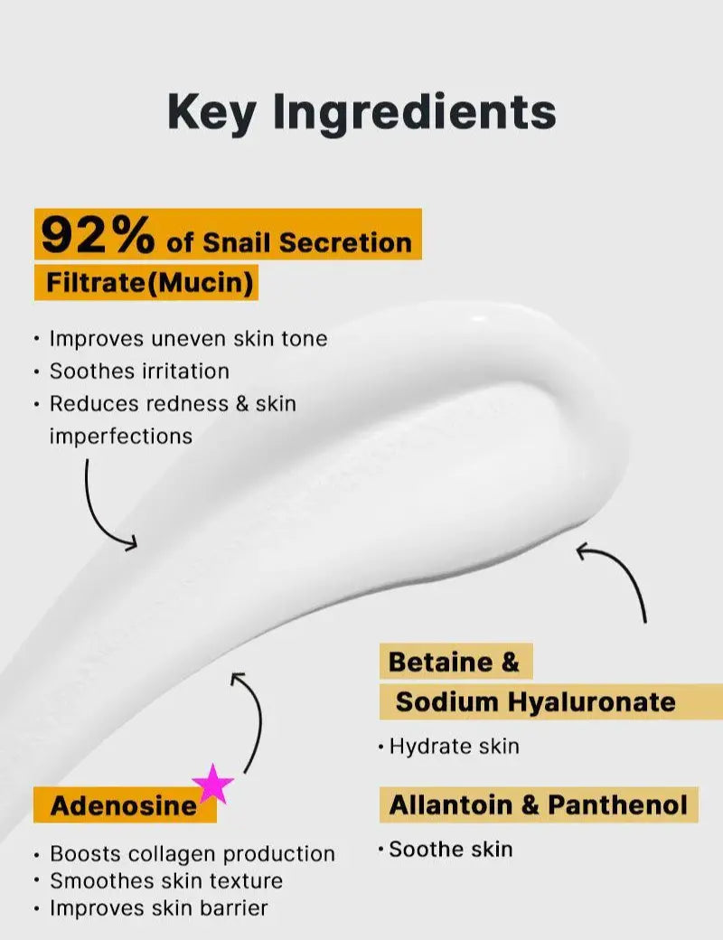 Cosrx – Advanced Snail 92 All In One Cream (100g)