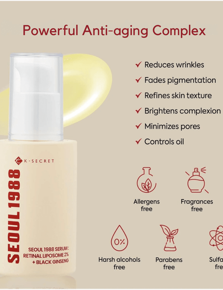 K SECRET SEOUL 1988 SERUM RETINAL LIPOSOME